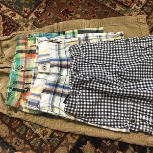 A bundle of boy’s pants and shorts